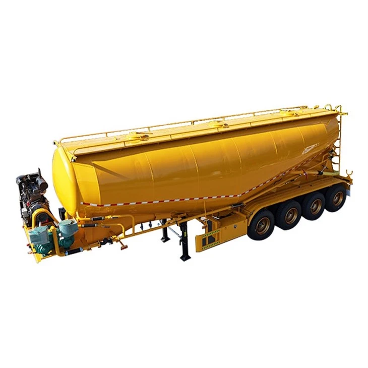 4-Axle 50m³ Carbon Steel Cement Tanker factory 4-Axle 50m³ Carbon Steel Cement Tanker factory