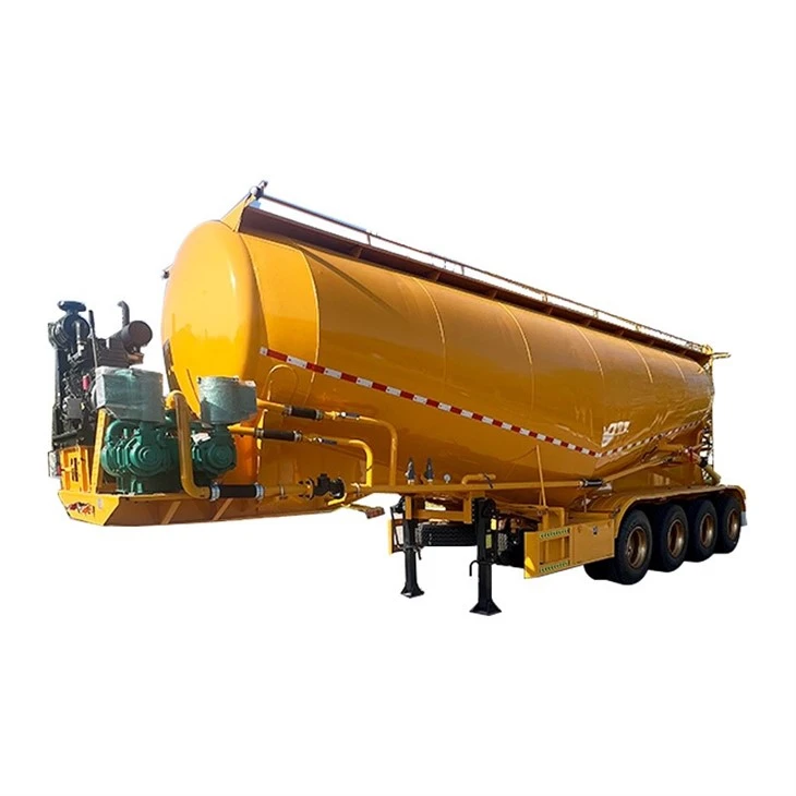 4-Axle 50m³ Carbon Steel Cement Tanker high quality 4-Axle 50m³ Carbon Steel Cement Tanker high quality