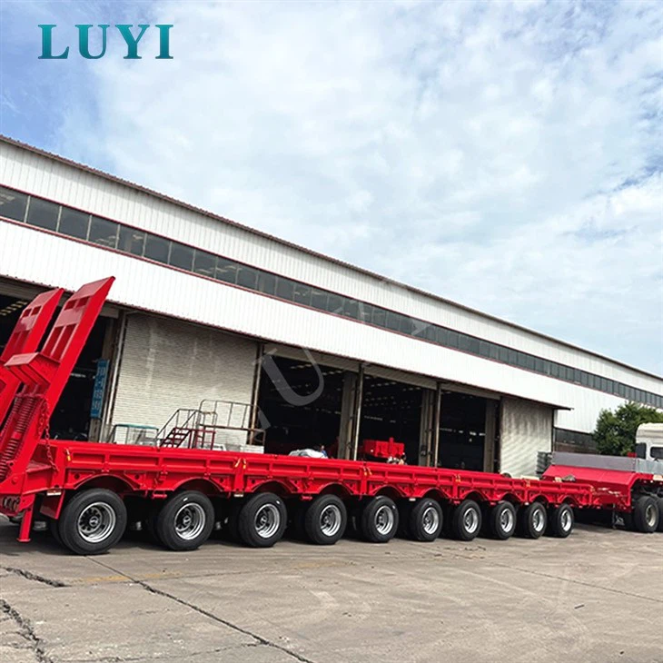 Custom 10 Axle Low Bed Semi Trailer suppliers